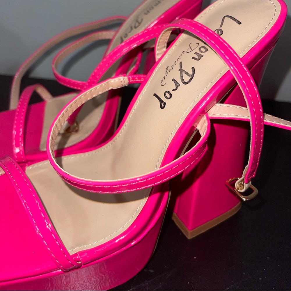 Dolls Kill pink heels